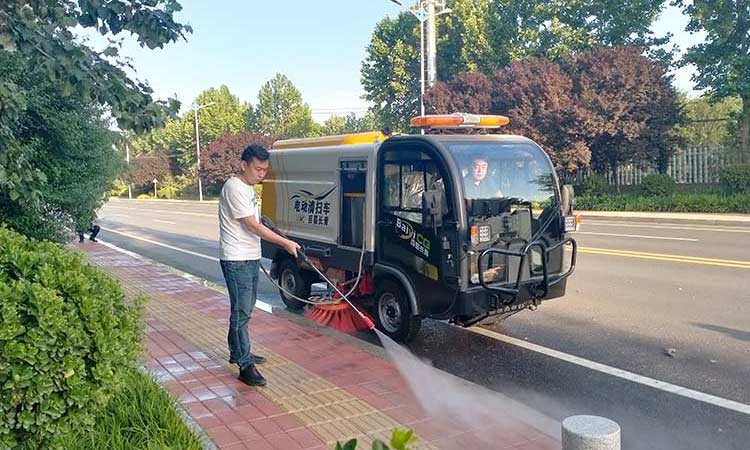 純電動道路清掃車，城市智能環(huán)衛(wèi)清掃裝備