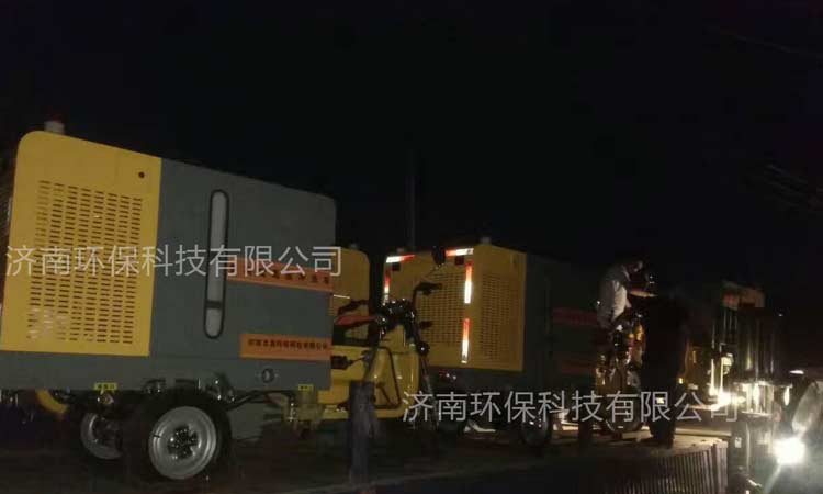 某城市管理局采購(gòu)小型三輪高壓清洗車(chē)順利送達(dá)