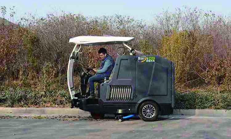 BY-T5樹葉收集車人行道、背街小巷落葉收集shen器