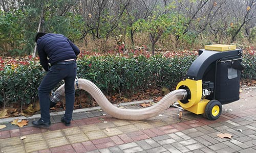 小型樹葉收集器，環(huán)衛(wèi)道路吸葉，園林修剪廢料回收輕松方便