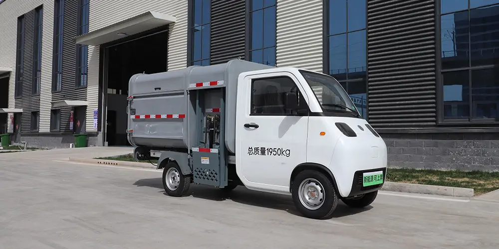 新能源側(cè)裝垃圾車，垃圾運(yùn)輸車，垃圾車，側(cè)裝式垃圾車
